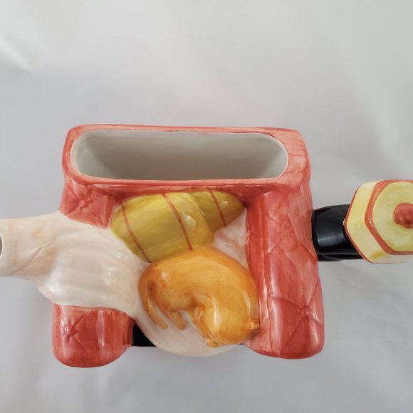 Orange Cat Teapot by Houston Harvest - Picture 3 of 7